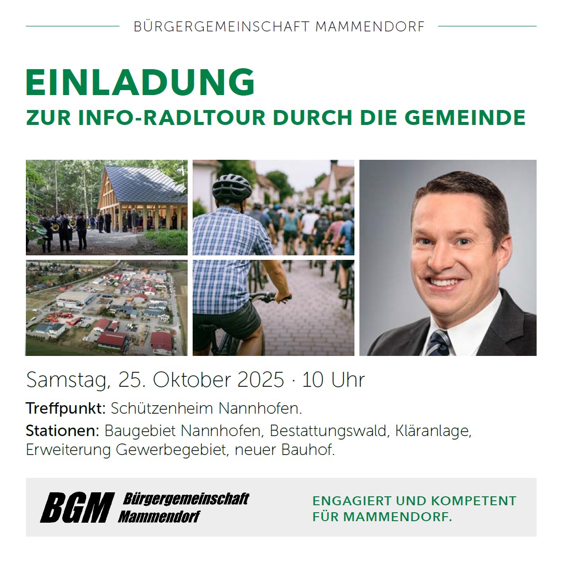 Info-Radtour für Bürgerinnen und Bürger