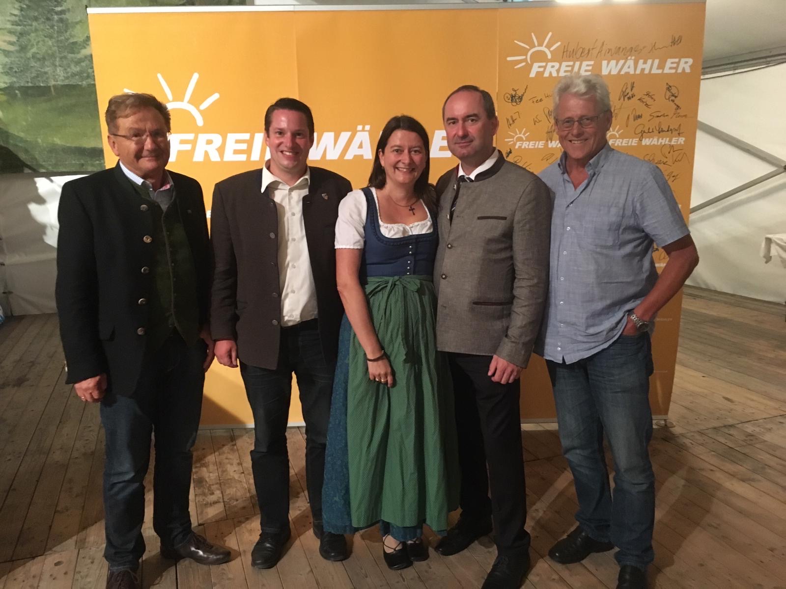 22.08.2019 - Besuch Hubert Aiwanger im Volksfest Maisach