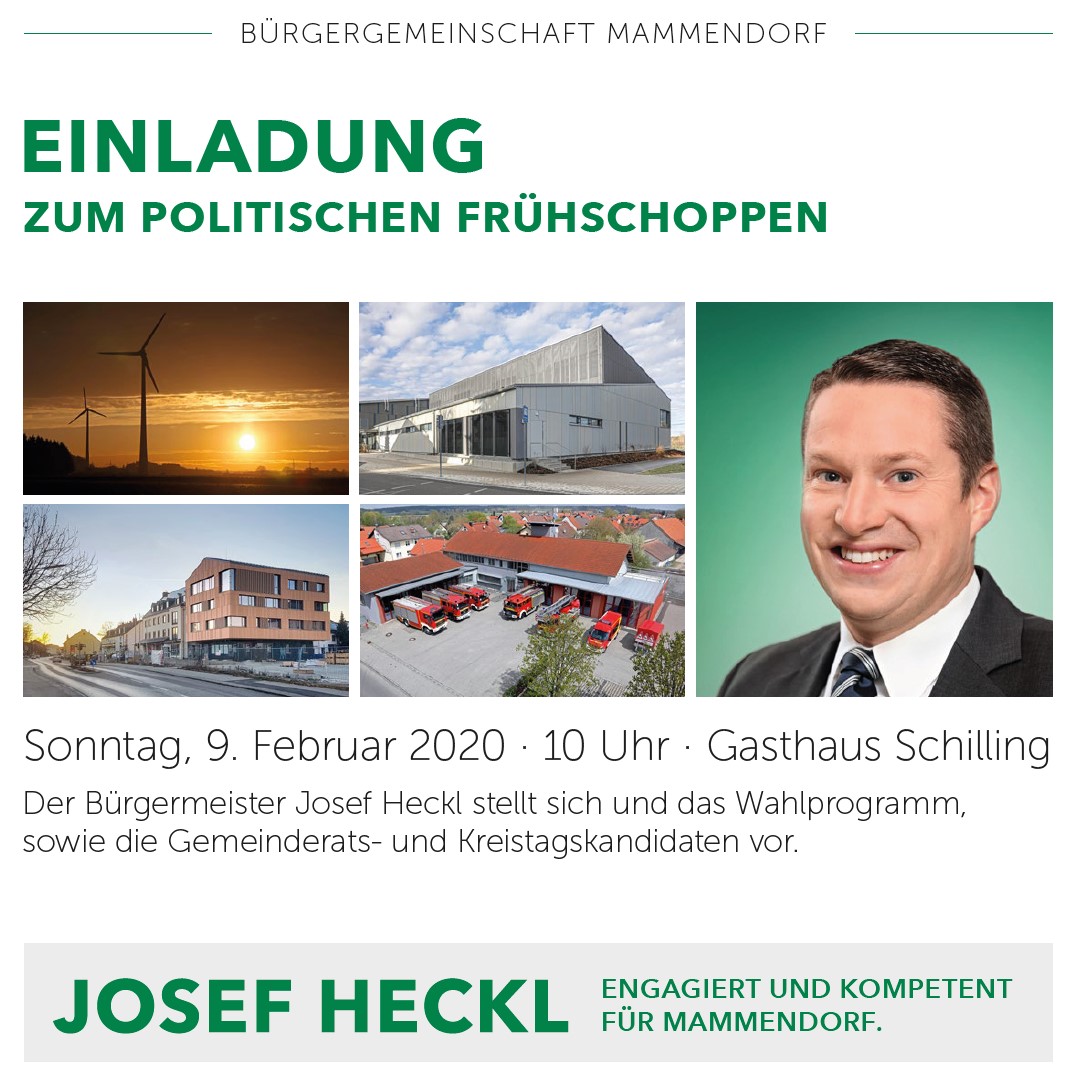 BGM Flyer Frühschoppen 09.02.2020