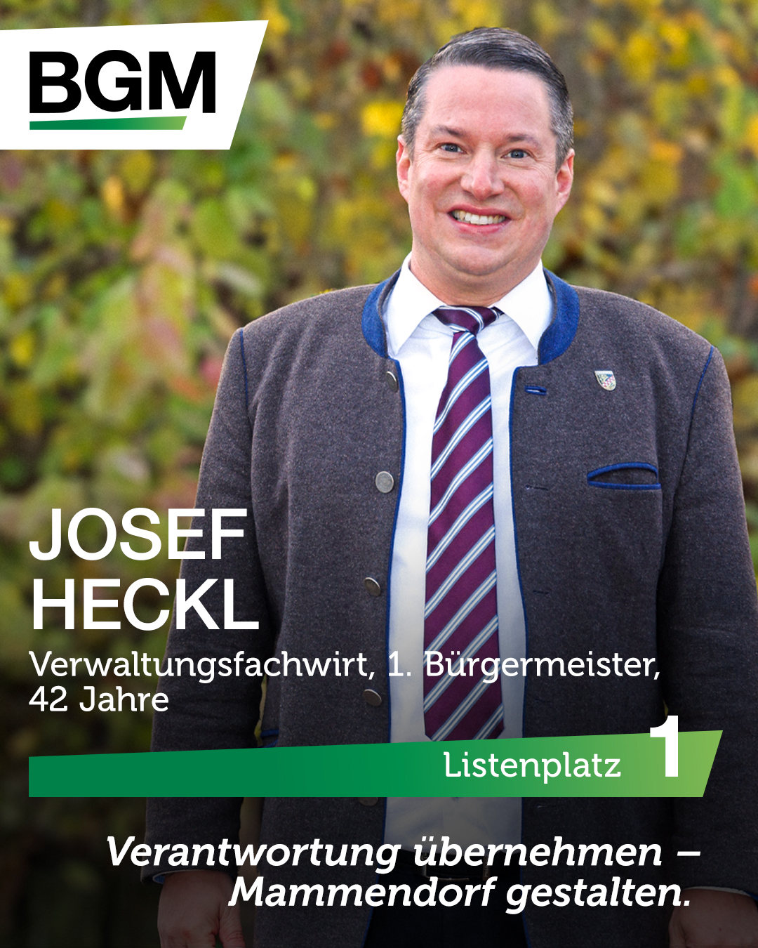 Listenplatz 1 - Josef Heckl