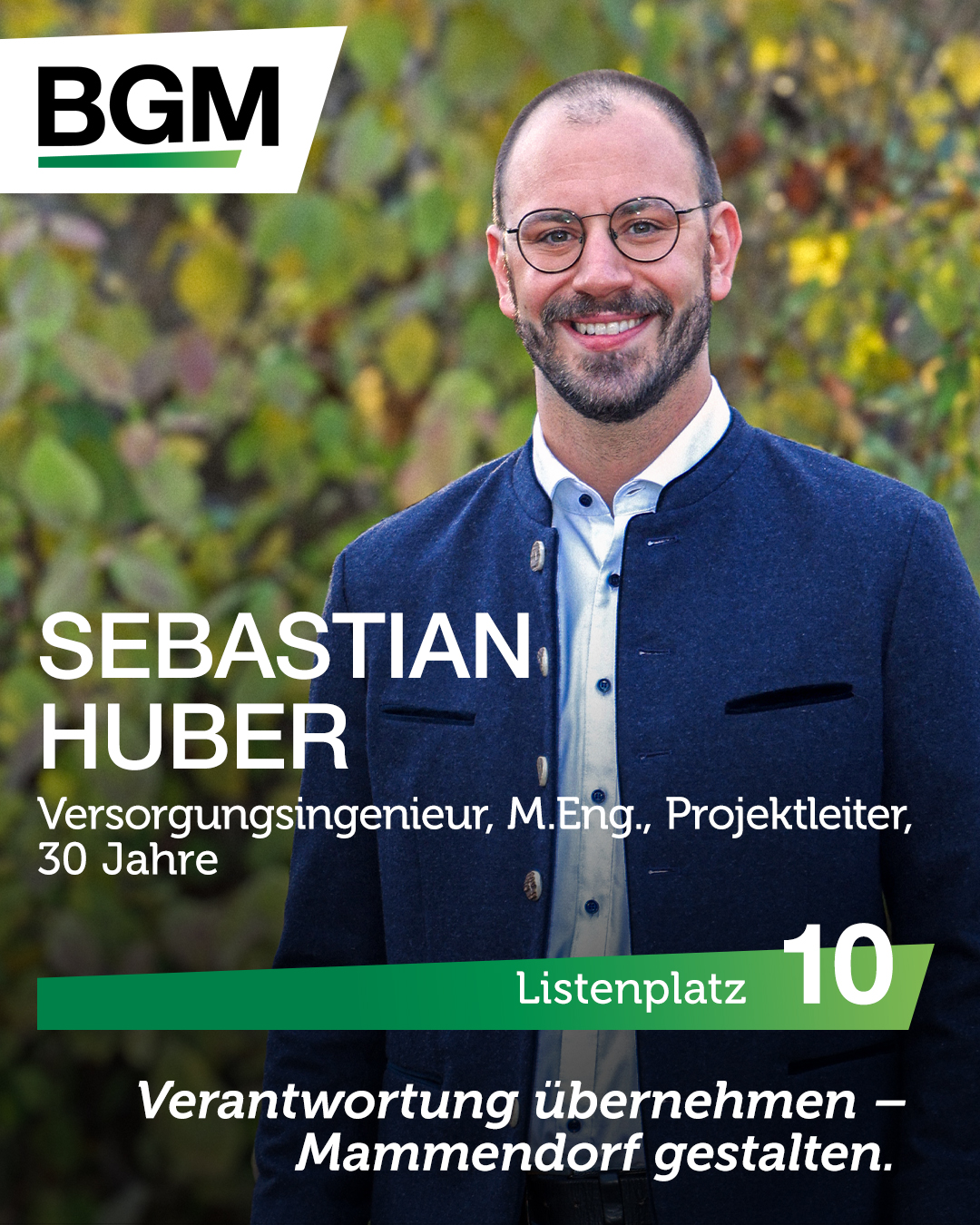 Listenplatz 10 - Sebastian Huber