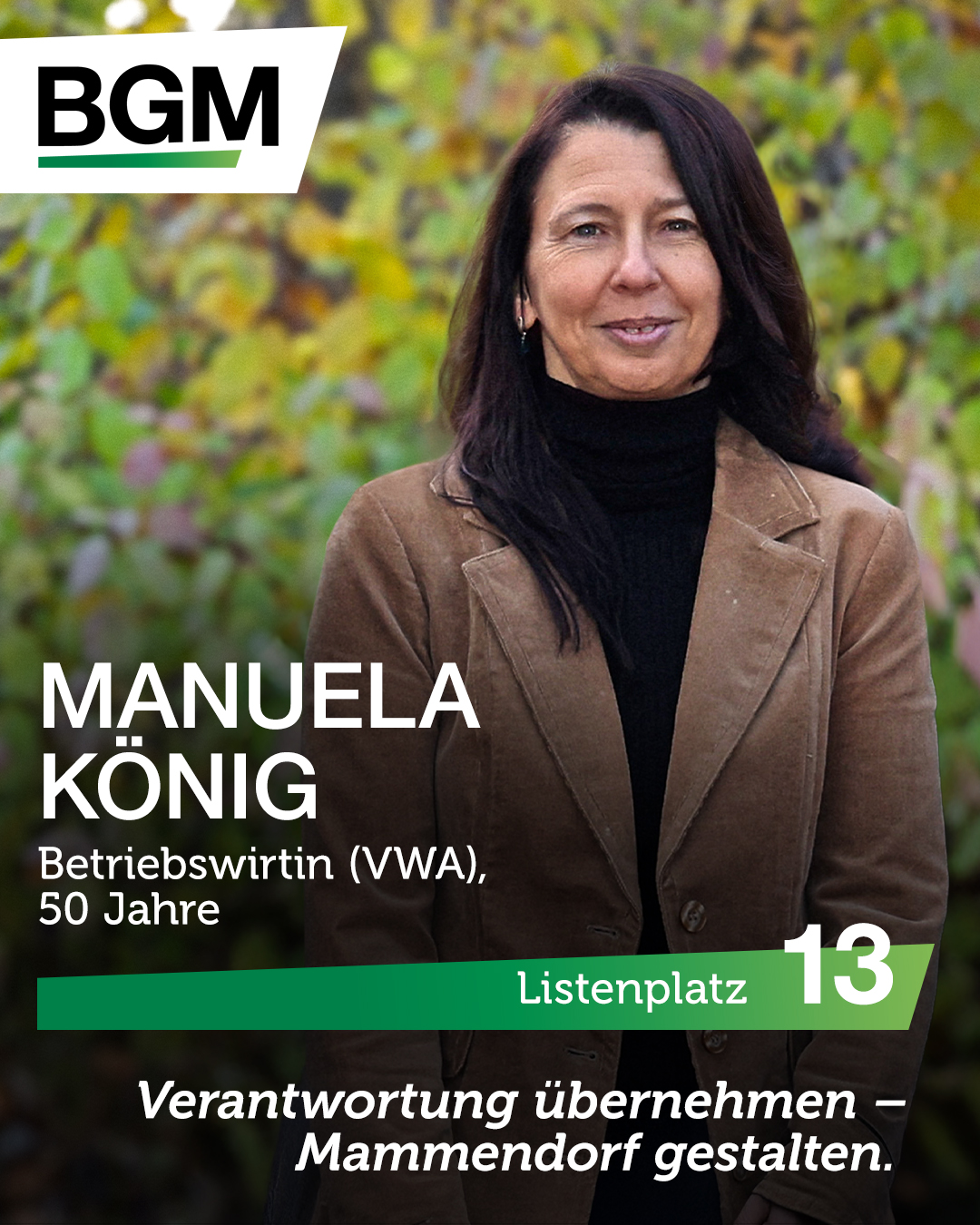 Listenplatz 13 - Manuela König